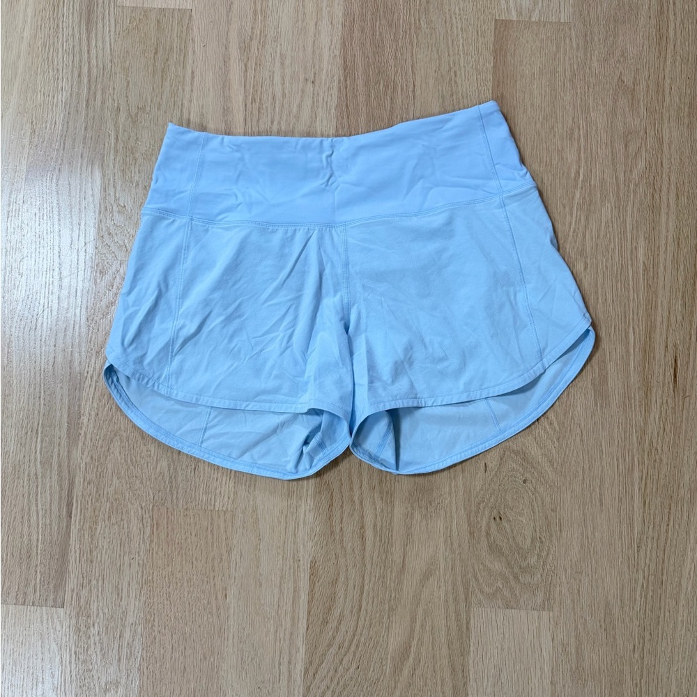 Lululemon Athletica Light Blue Athletic Shorts